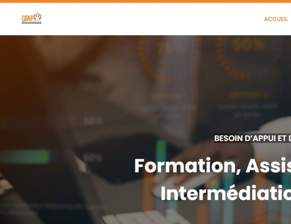 GEAP Consulting – Site corporate et formation professionnelle